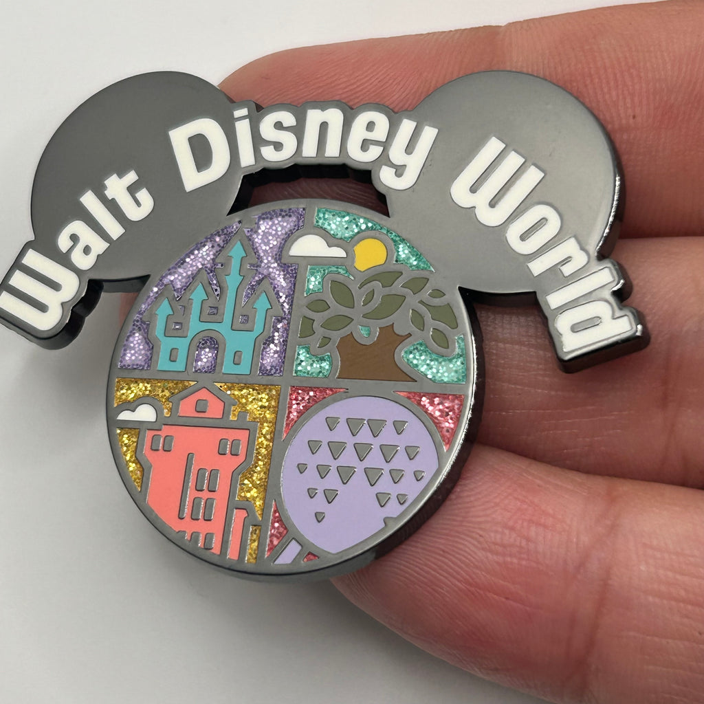 2026 - 4 Parks Mickey Head - WDW - Disney Pin