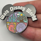 2026 - 4 Parks Mickey Head - WDW - Disney Pin