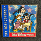 2001 - Mickey, Goofy, and Donald - Lenticular - Independence Day - LE 5,000 - Disney Pin
