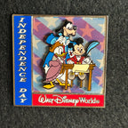 2001 - Mickey, Goofy, and Donald - Lenticular - Independence Day - LE 5,000 - Disney Pin