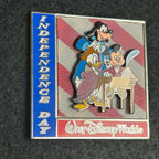 2001 - Mickey, Goofy, and Donald - Lenticular - Independence Day - LE 5,000 - Disney Pin