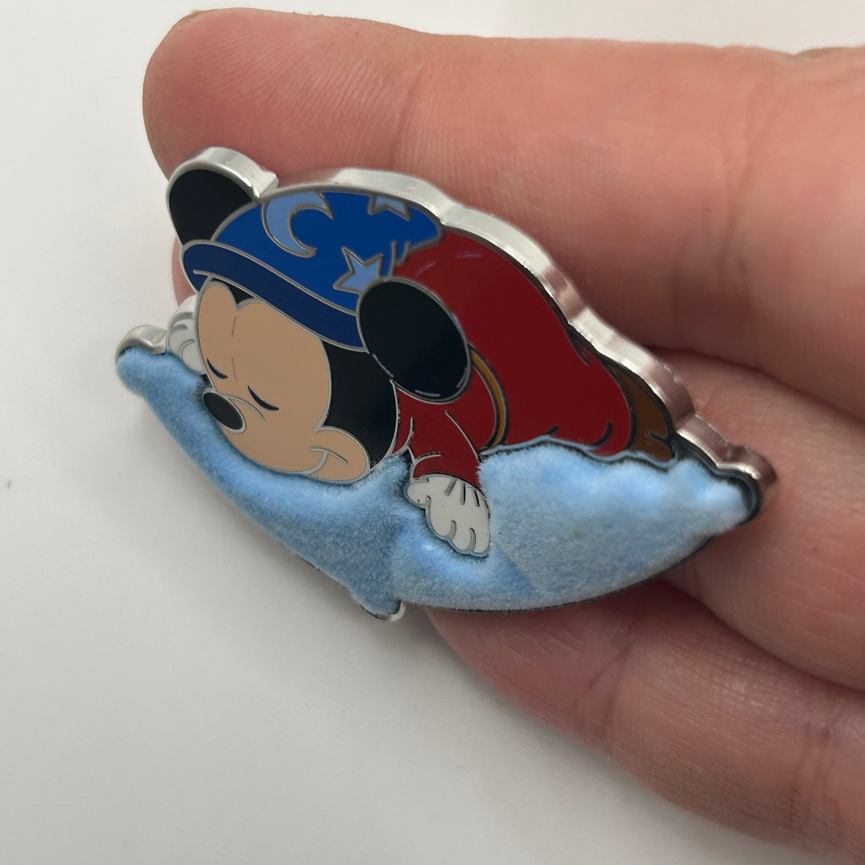 2026 - Sorcerer Mickey -  Sleeping on Pillow - Multitextured - Disney Pin