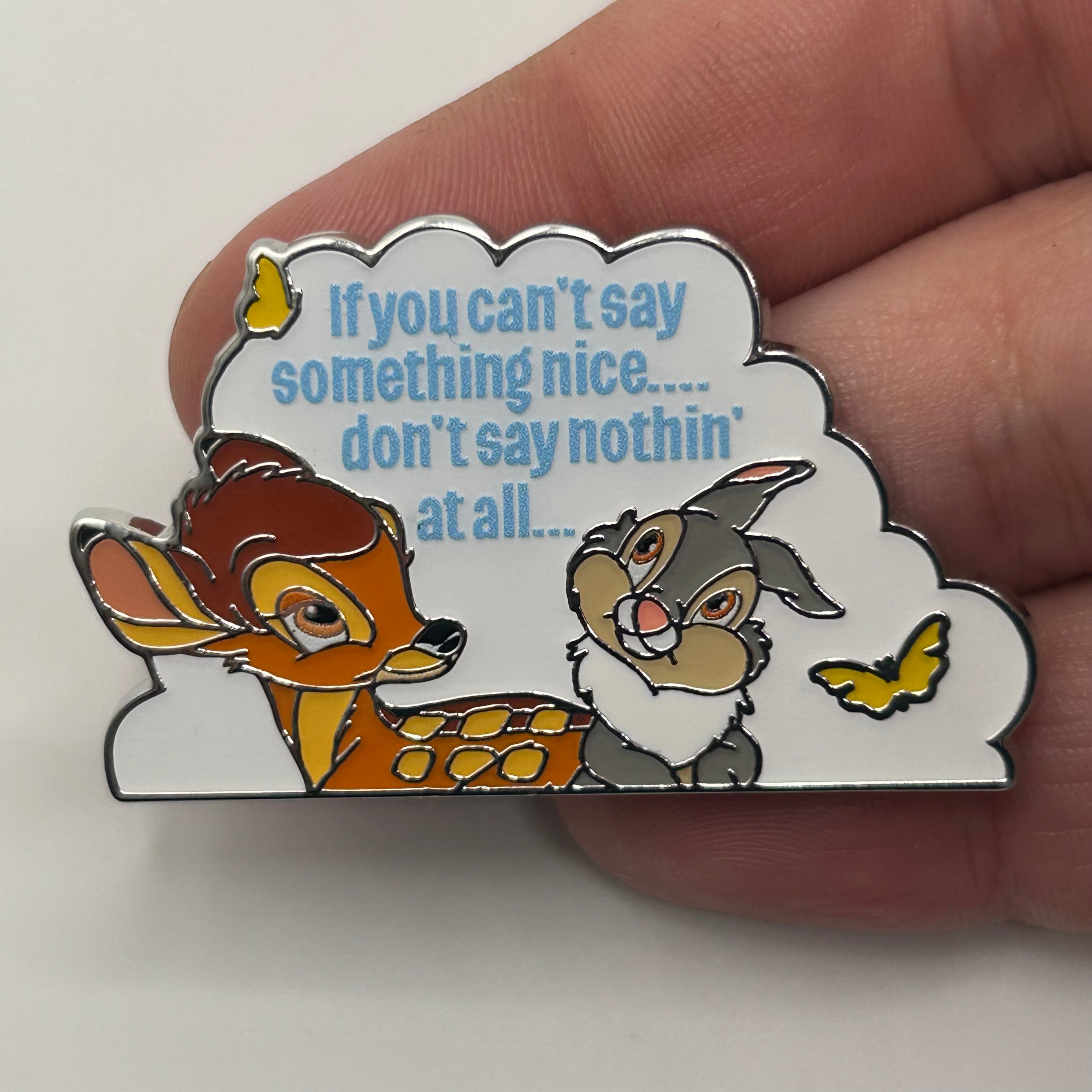 2024 - Bambi and Flower - If you can't say something... - Disney Pin