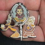 2025 - Belle, Cogsworth, and Lumiere - Beauty and The Beast - Disney Pin