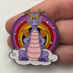 2024 - Figment on Cloud with Rainbow - Disney Pin