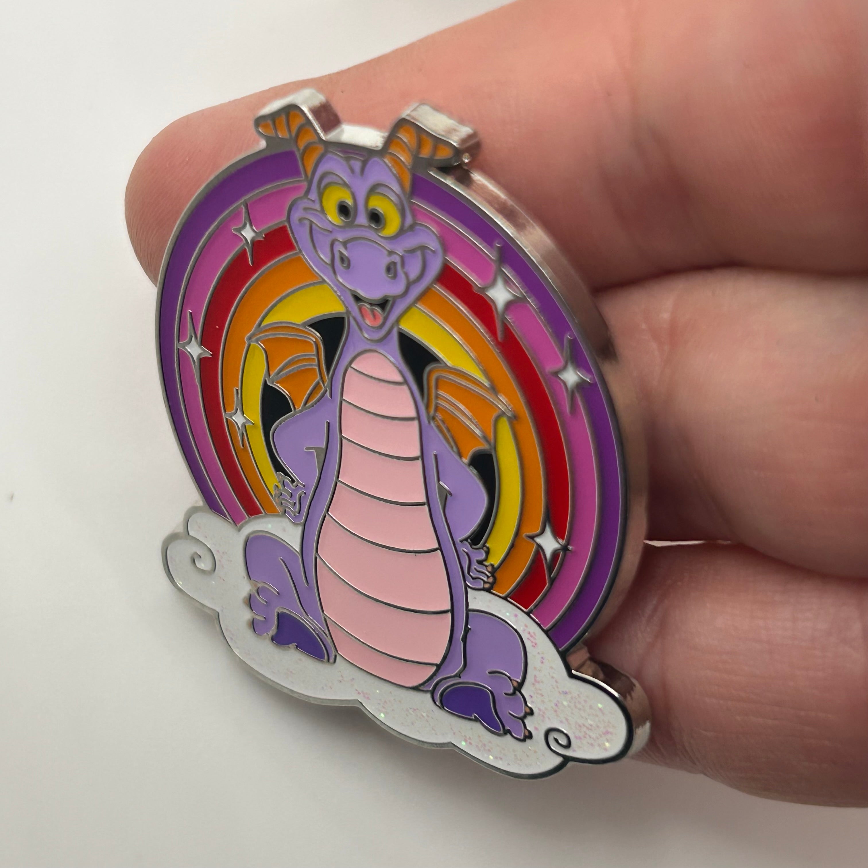 2024 - Figment on Cloud with Rainbow - Disney Pin