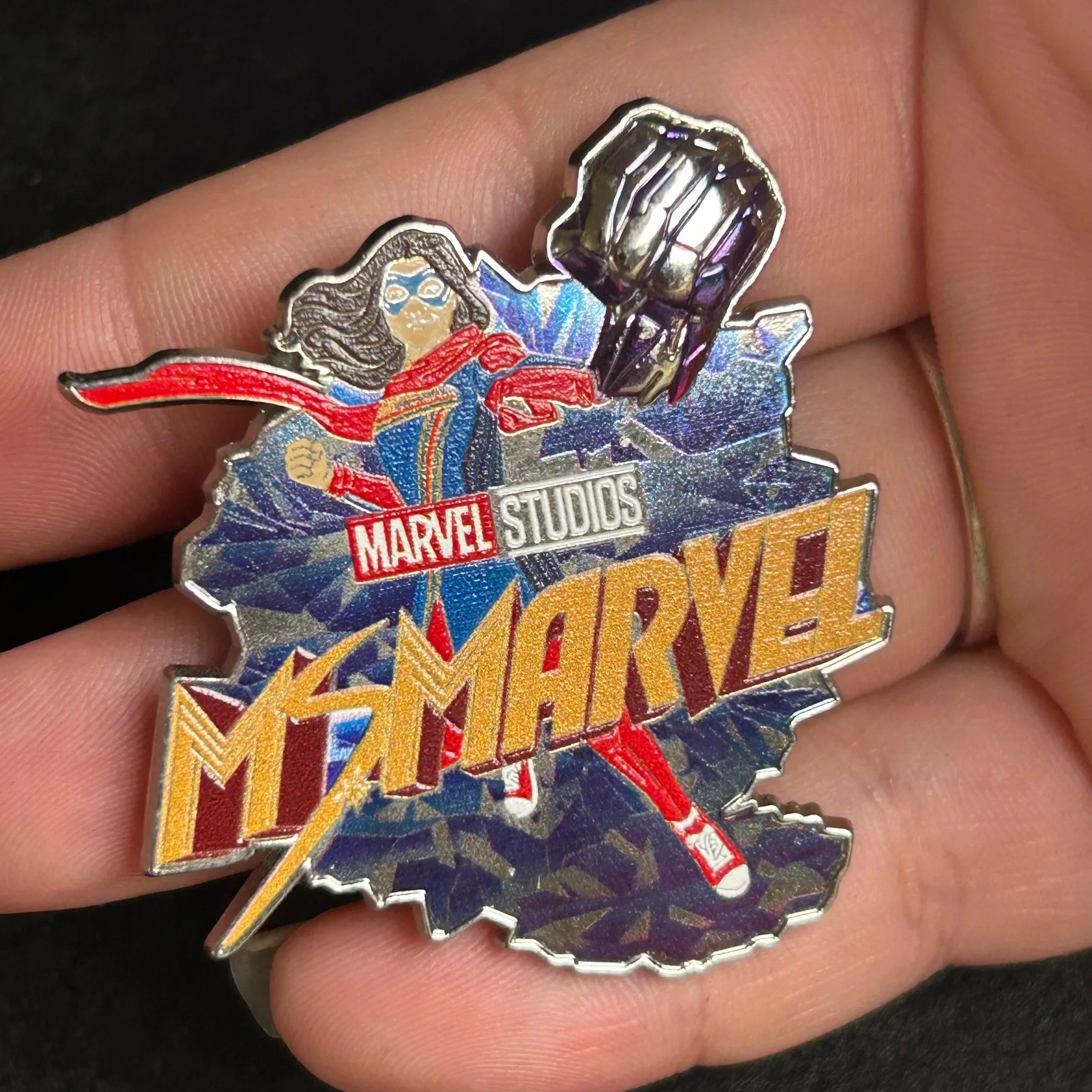 2022 - Ms Marvel - Marvel Studios - Multi Textured - LR - Disney Pin