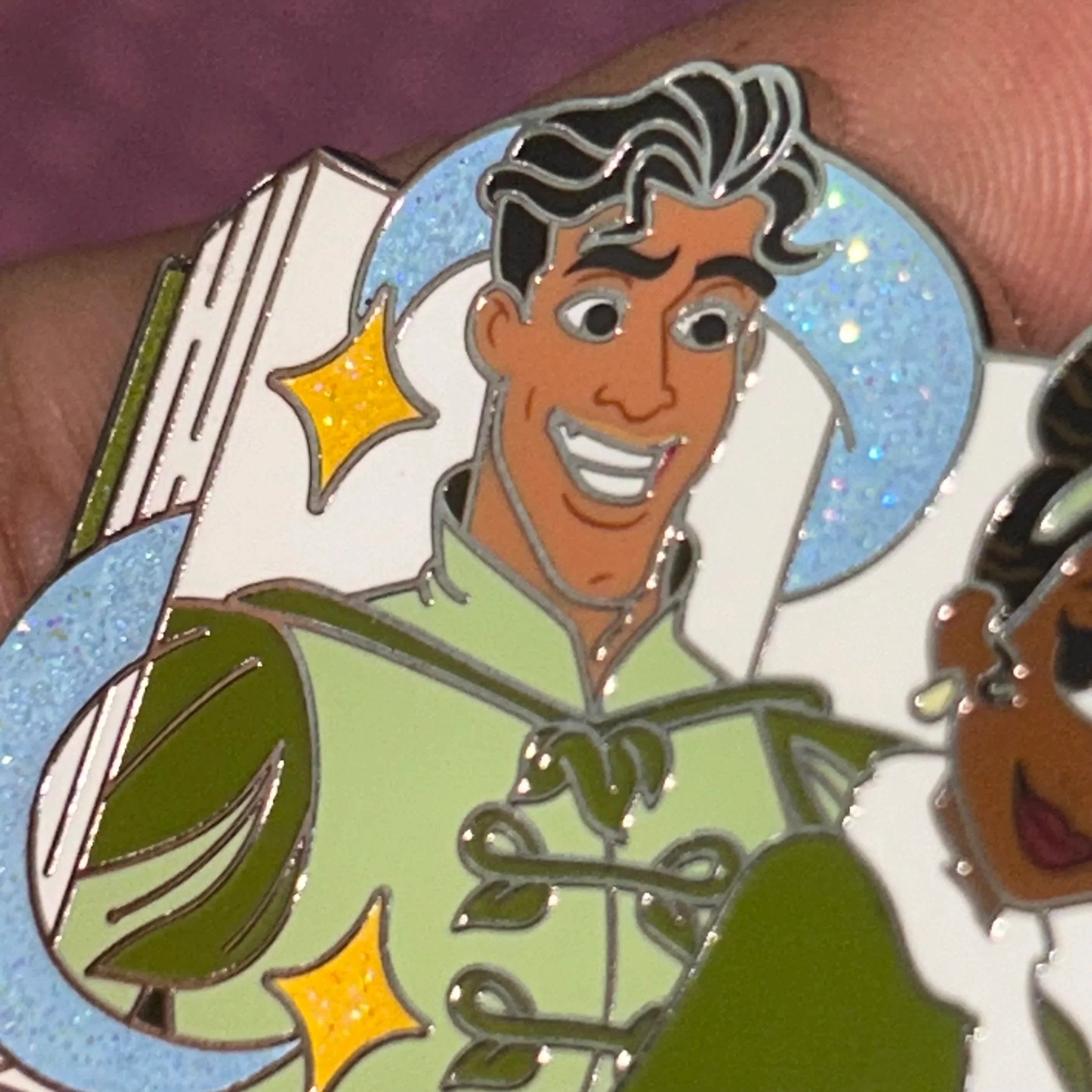 LE Princess and The Frog Tiana and Naveen Book Pin