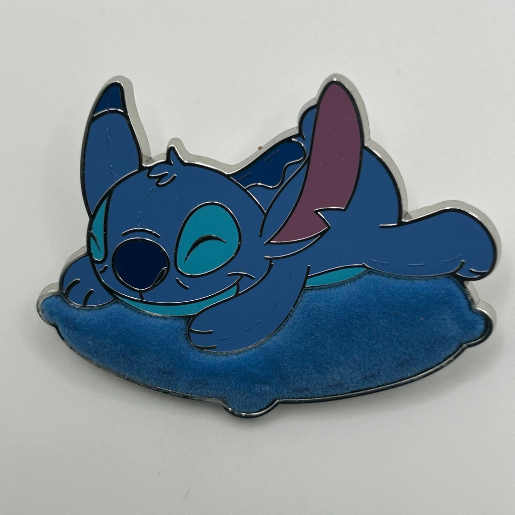 2026 - Stitch Sleeping on Pillow - Lilo and Stitch - Multi texture - Disney Pin