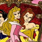 2007 Princesses Pin With Belle, Snow White, and Aurora