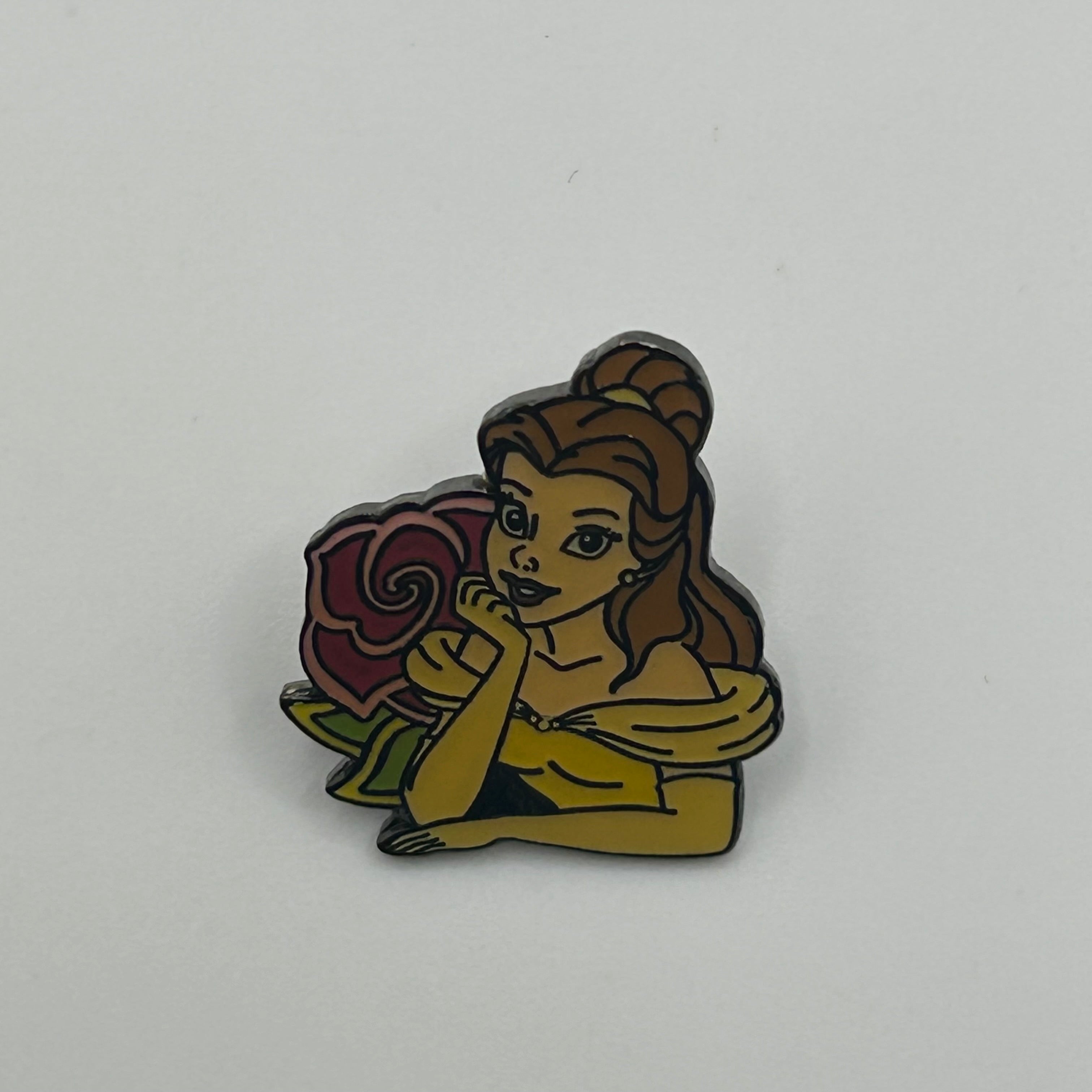 Tiny - Vintage - Belle and Rose - Beauty and the Beast - Disney Pin