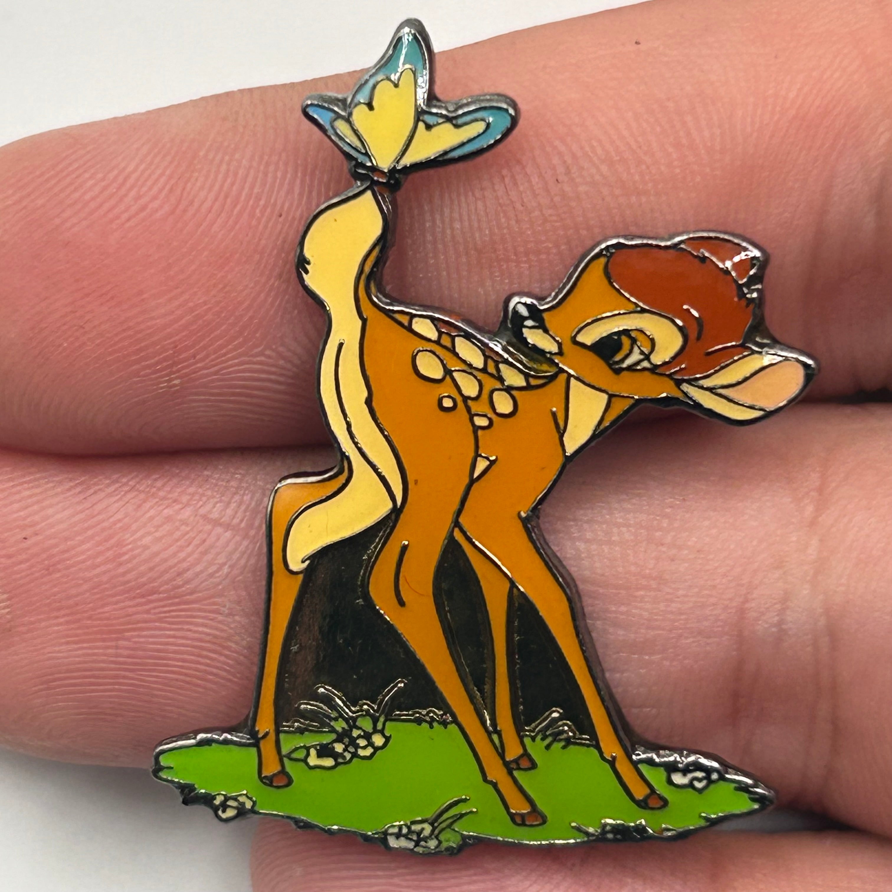 Propin  - Germany  - Bambi and Butterfly -  Tiny - Disney Pin