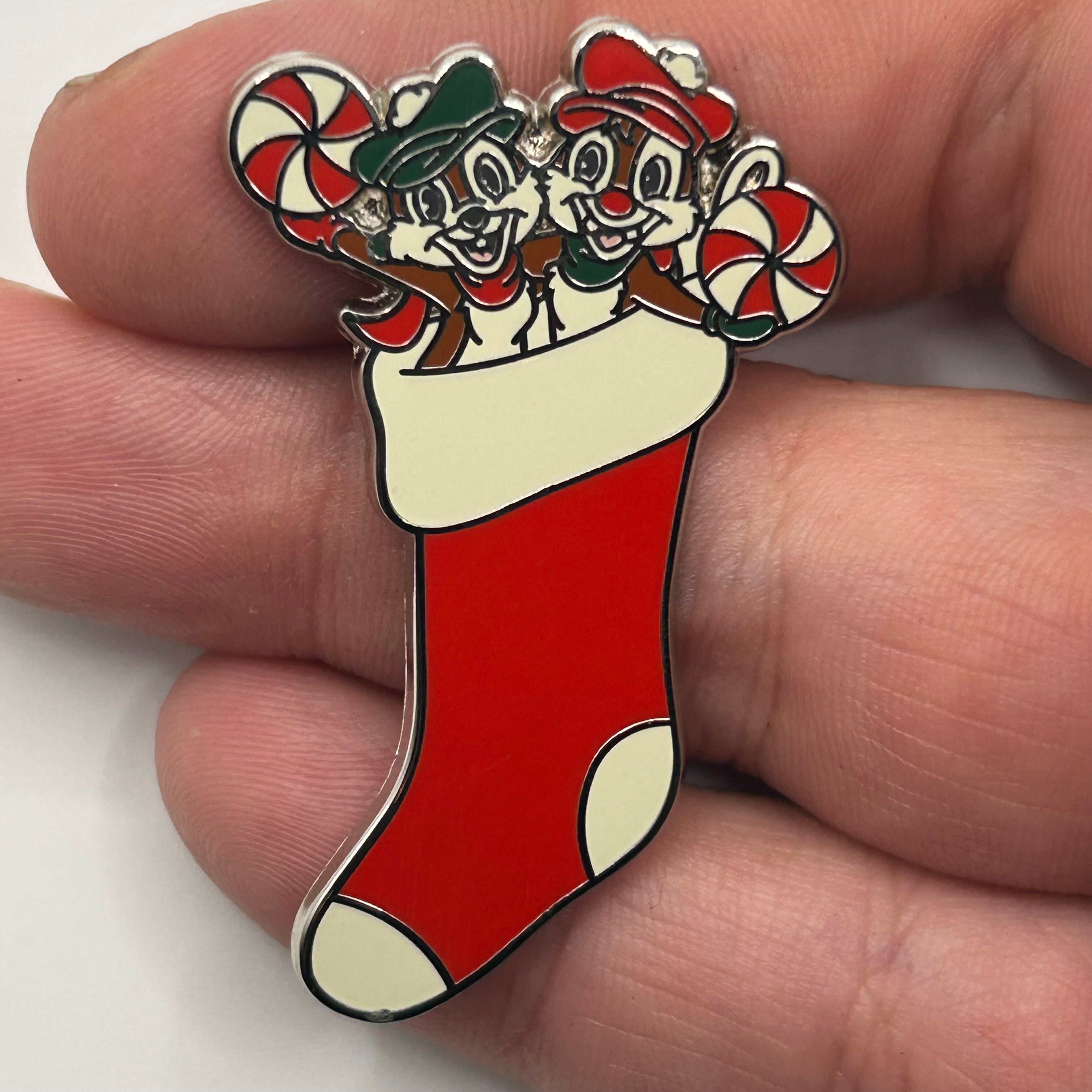 2022 - Chip and Dale - Christmas Stocking - Disney Pin
