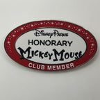 2026 - Mickey Mouse - Honorary Mickey Mouse Club Member -  Name Tag - Disney Pin