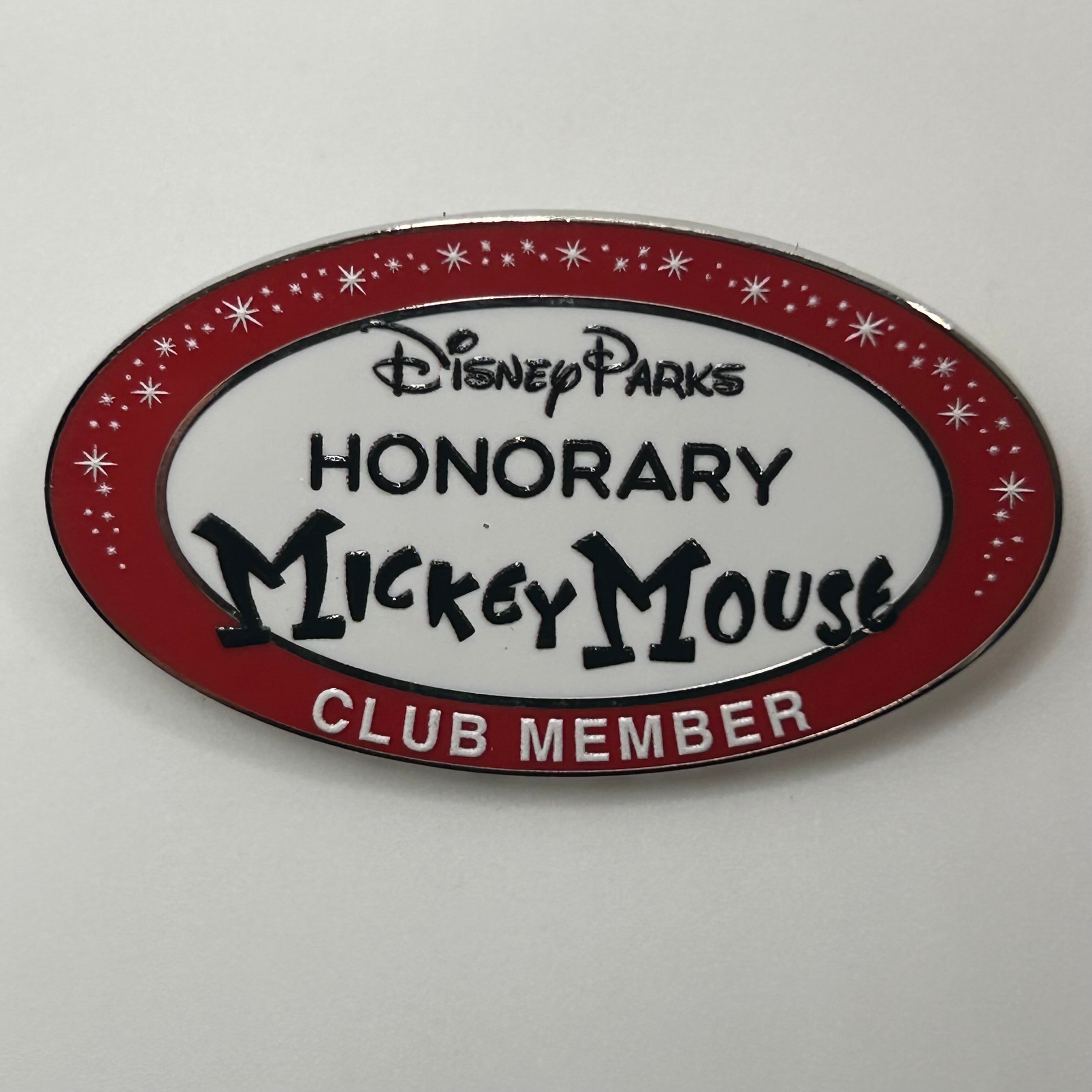2026 - Mickey Mouse - Honorary Mickey Mouse Club Member -  Name Tag - Disney Pin