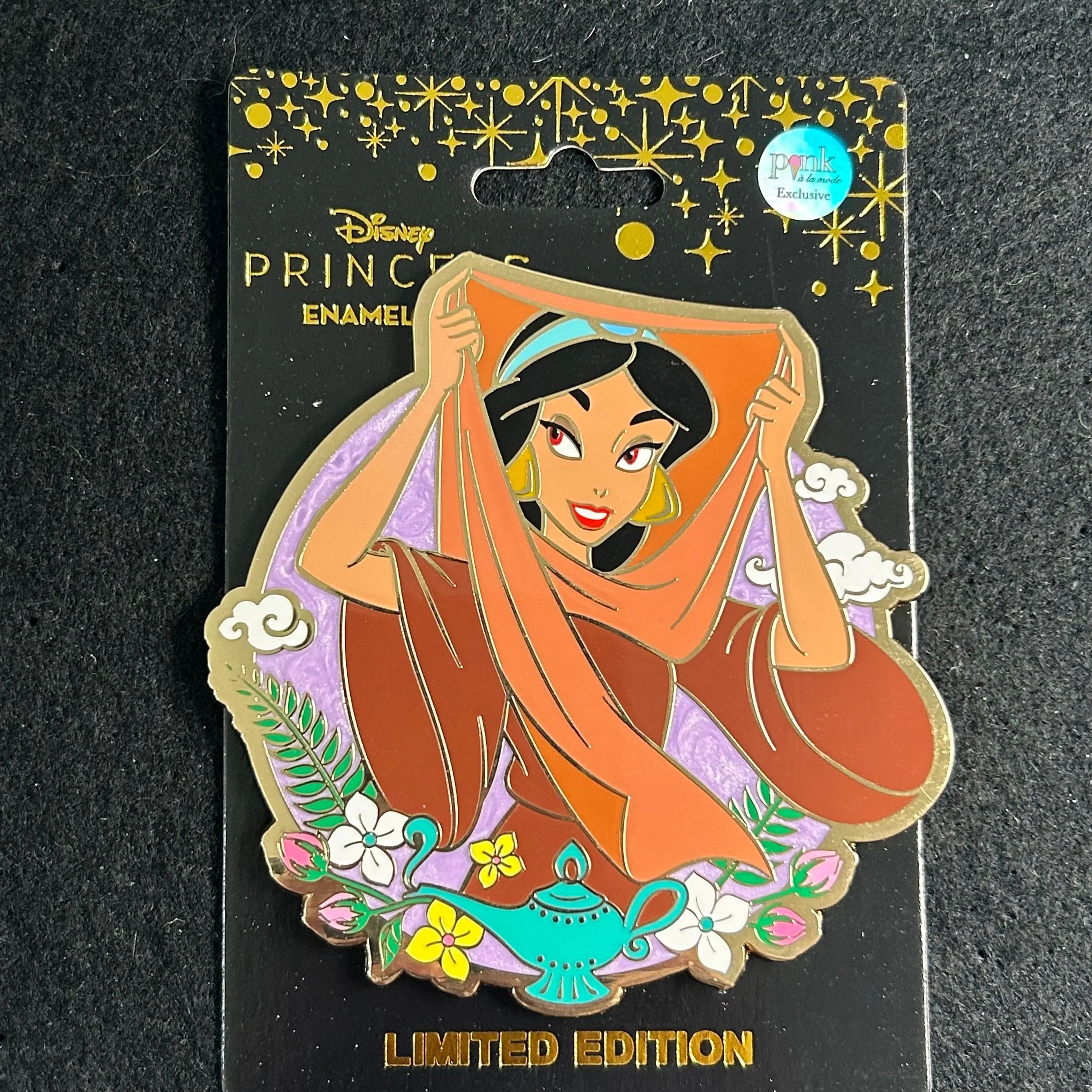Pink a la Mode - MII - Jasmine - Aladdin - LE 300 - Disney Pin