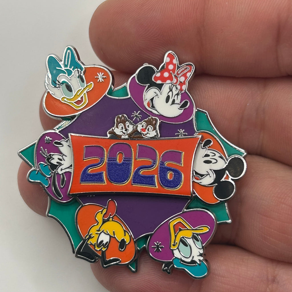 2026 - 2026 Dated Spinner - Pin on Pin - Disney Pin