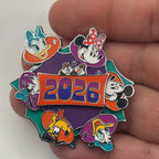 2026 - 2026 Dated Spinner - Pin on Pin - Disney Pin
