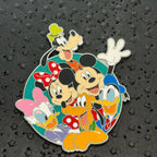 2025 - Fab 6 - Cluster - Mickey, Minnie, Donald, Daisy, Goofy and Pluto - Disney Pin