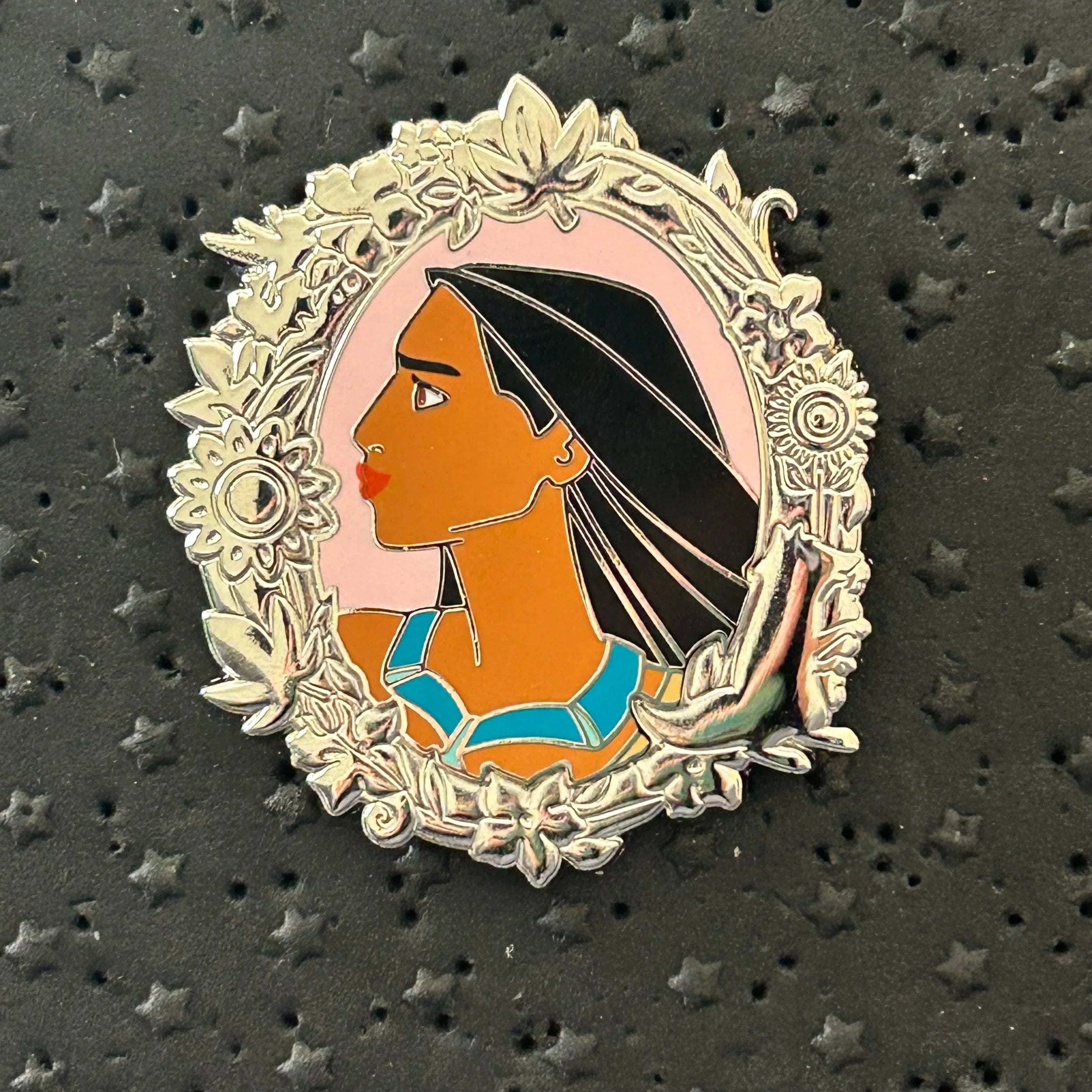 2024 - Pocahontas - Princess - Portrait Series - Side Profile - Disney Pin