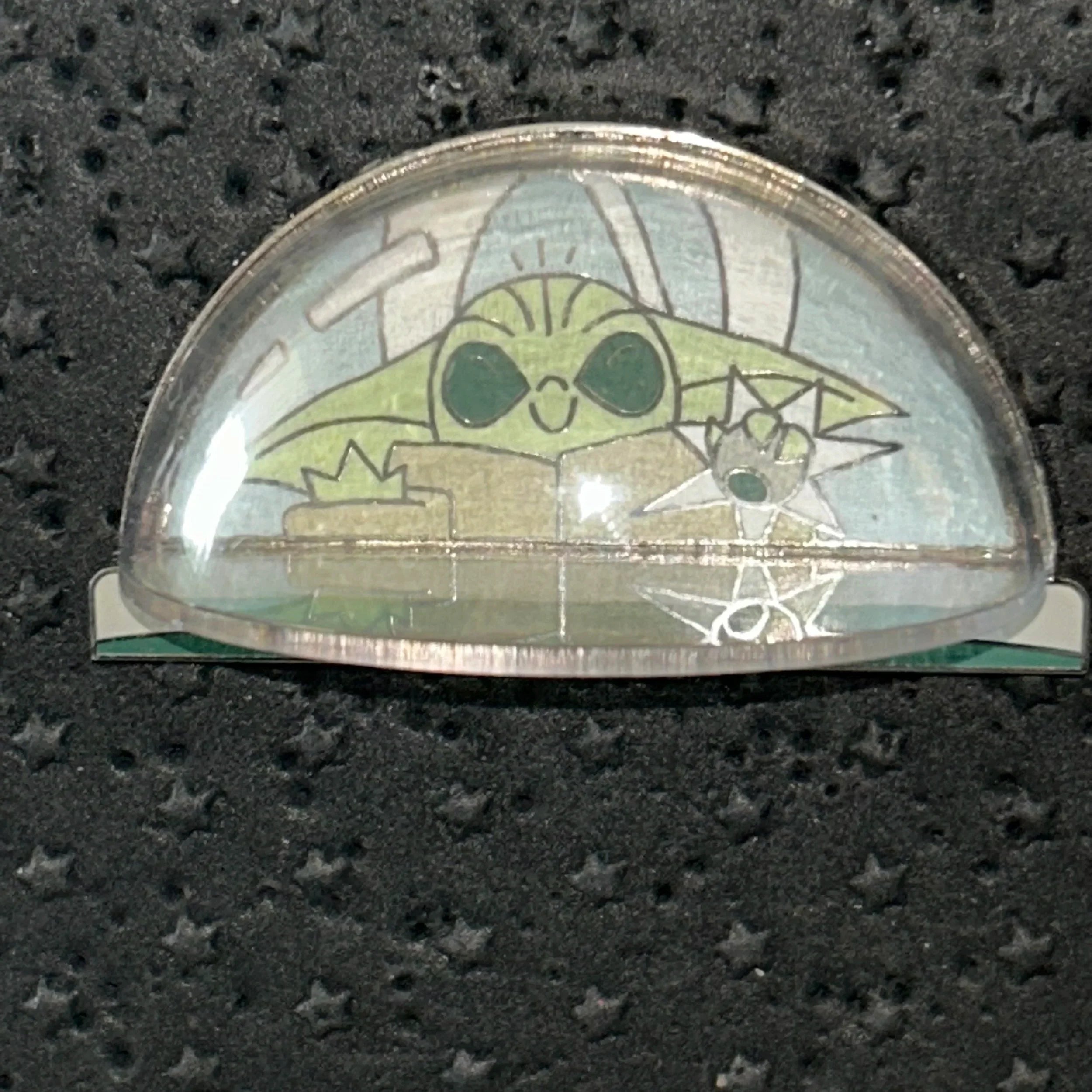 2023 - Grogu - Star Wars - Lucas Films - 3D - Half Bubble - Disney Pin