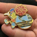 2002 - Jiminy Cricket - Pinocchio - Spinning Umbrella - LE 5,000 - Earth Day - Disney Pin