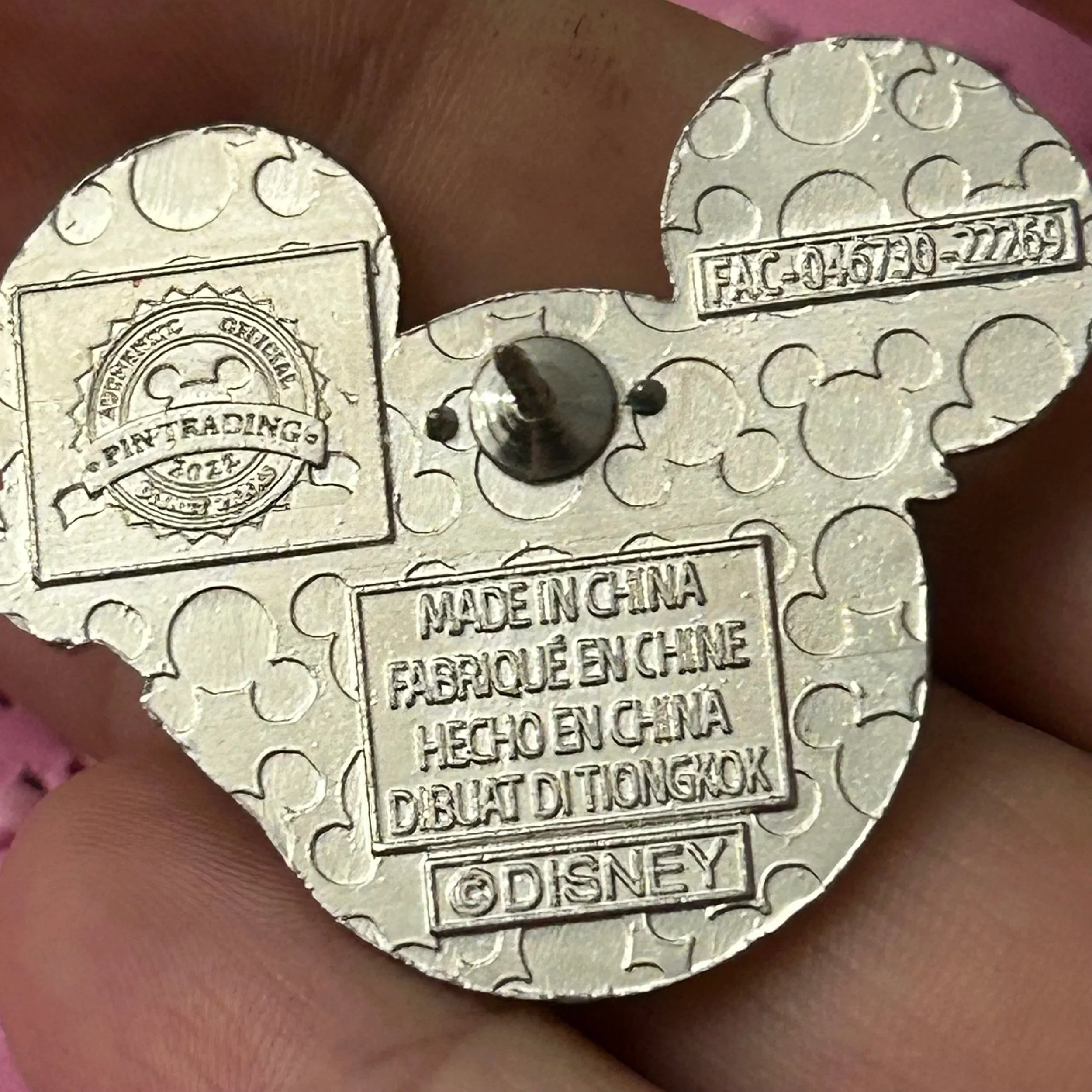 Villain Mickey Ears Gaston Disney Pin