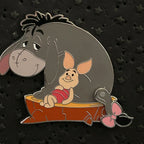 2025 - Eeyore and Piglet - Sitting on Stump - Disney Pin