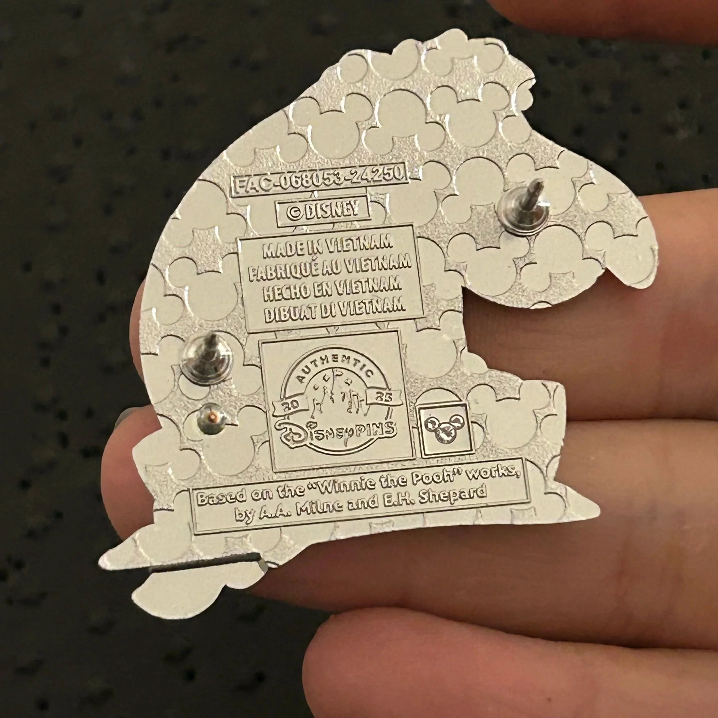 2025 - Eeyore and Piglet - Sitting on Stump - Disney Pin