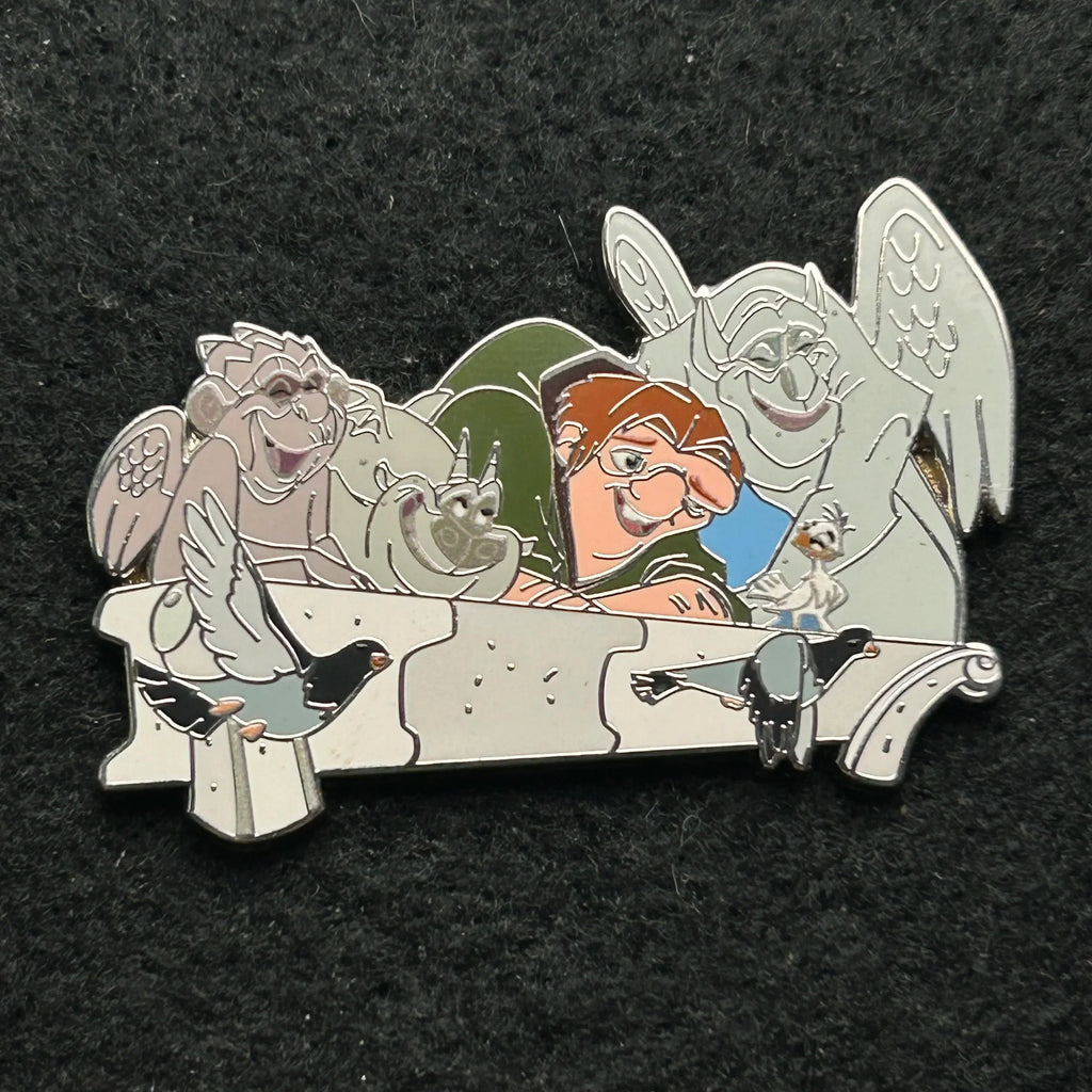 2024 - Quasimodo with Gargoyles and Bird - Disney Pin