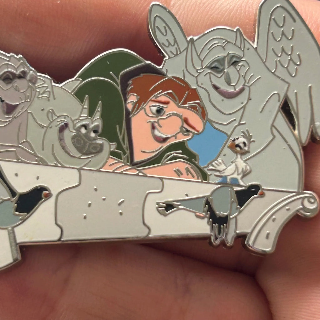 2024 - Quasimodo with Gargoyles and Bird - Disney Pin
