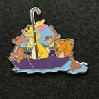 2023 - Rabbit, Kanga, Roo and Tigger - Paddling in Umbrella - Disney Pin
