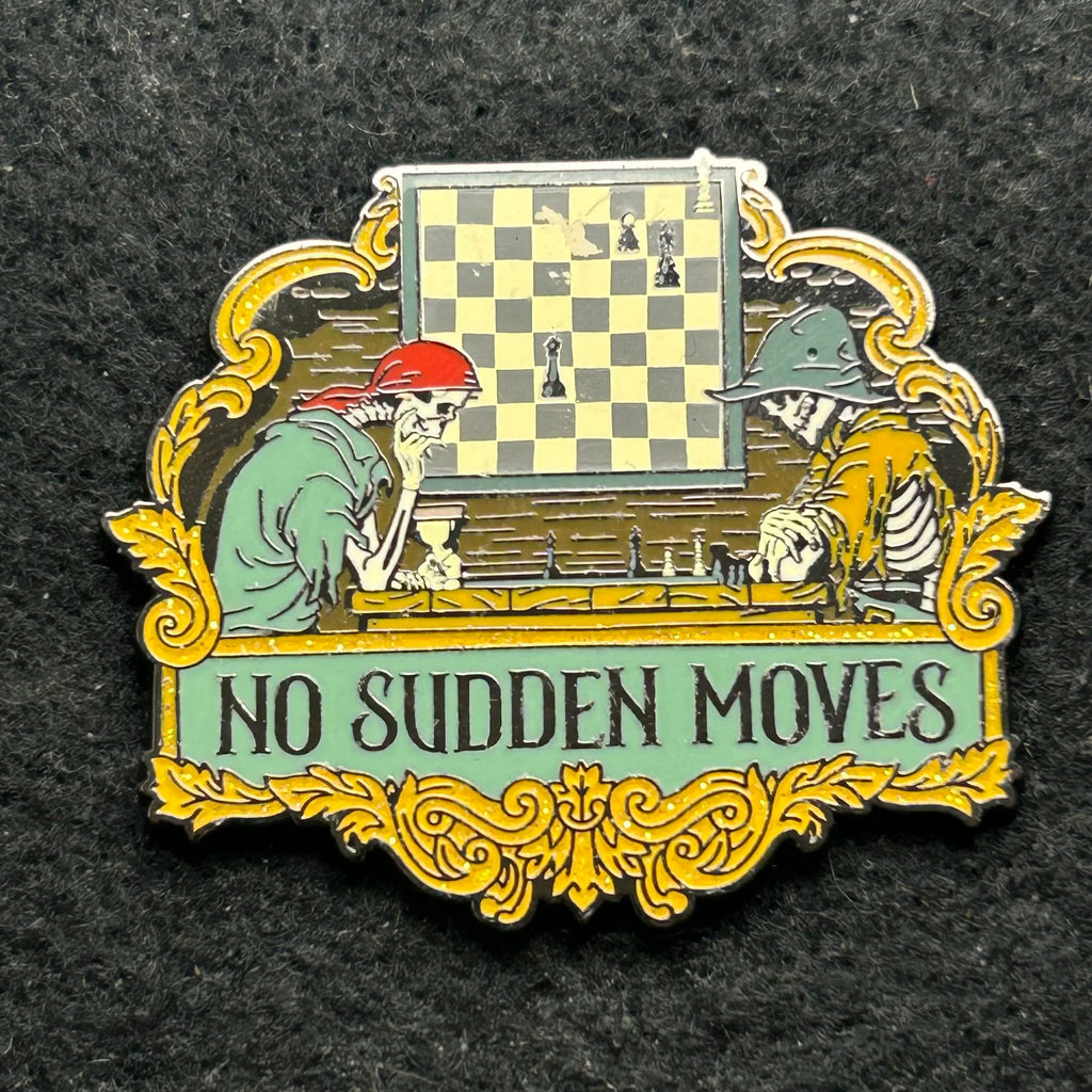 2025 - Skeletons Playing Chess - No Sudden Moves - Pirates of the Caribbean- Disney Pin