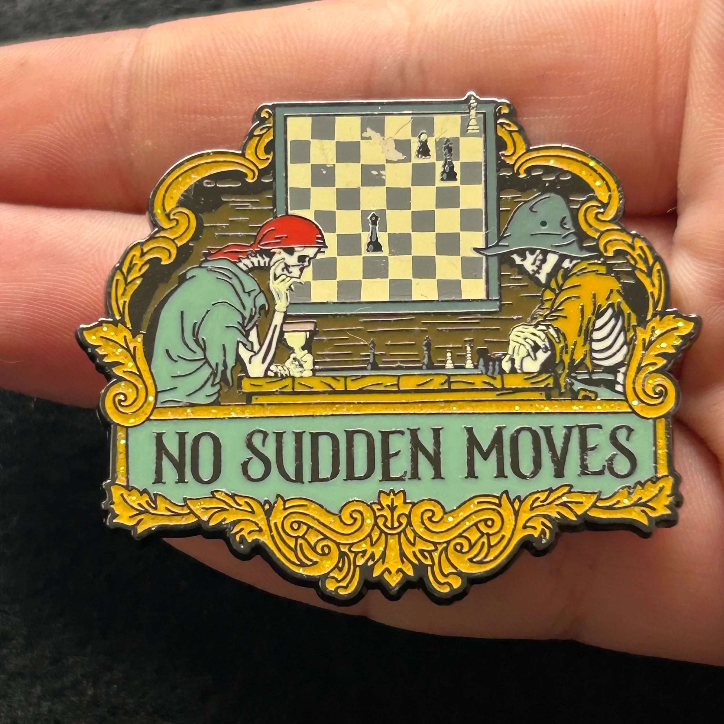 2025 - Skeletons Playing Chess - No Sudden Moves - Pirates of the Caribbean- Disney Pin
