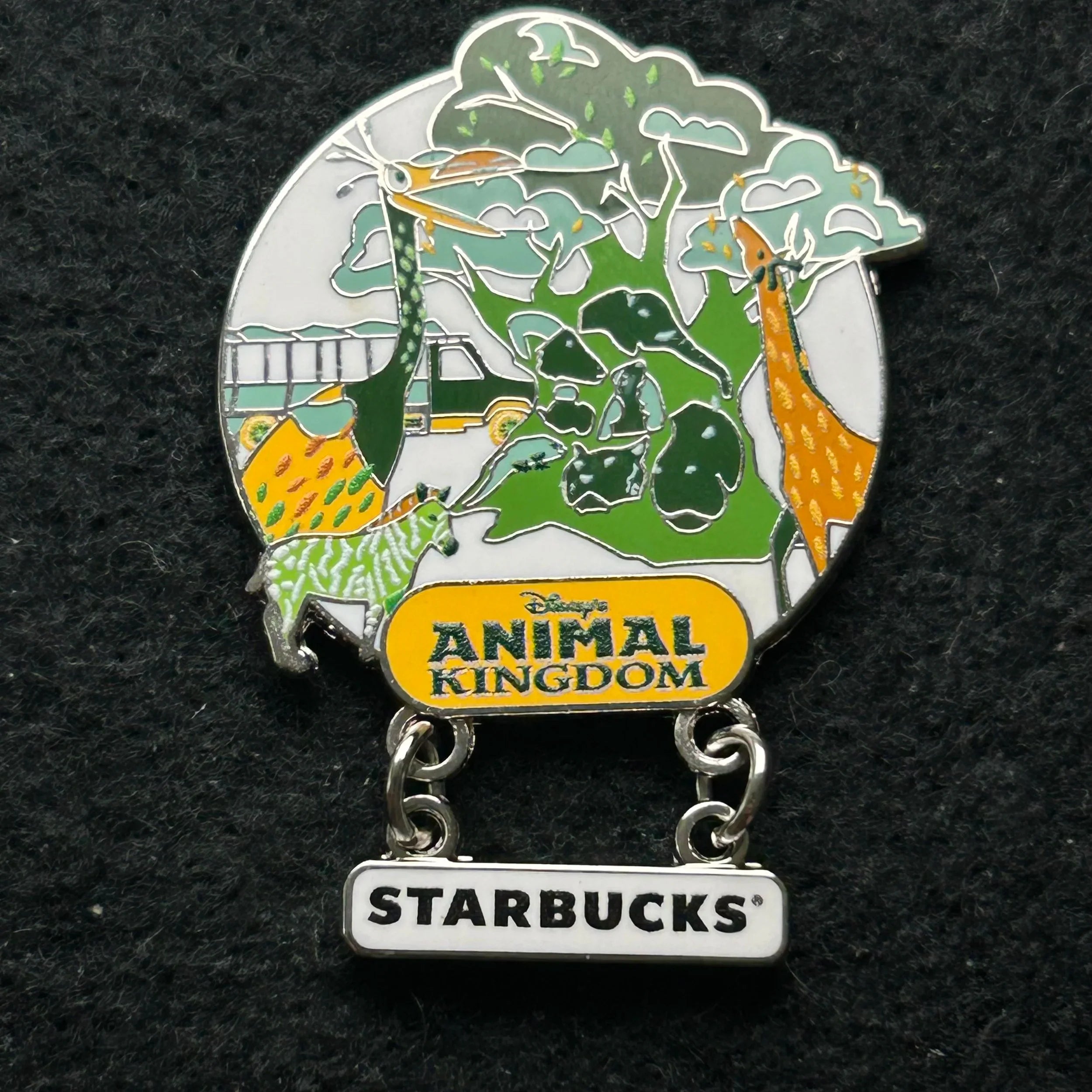 2024 - Kevin from Up, Giraffe and Zebra - DAK -Starbucks - Dangle - Disney Pin