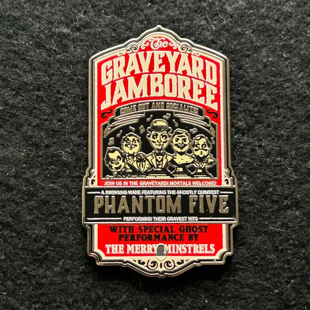 2019 - Graveyard Jamboree - Phantom 5 - Singing Busts - Disney Pin