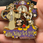 2002 - Goofy, Mickey and Donald Duck - New Years Eve - LE 7,500 - Disney Pin