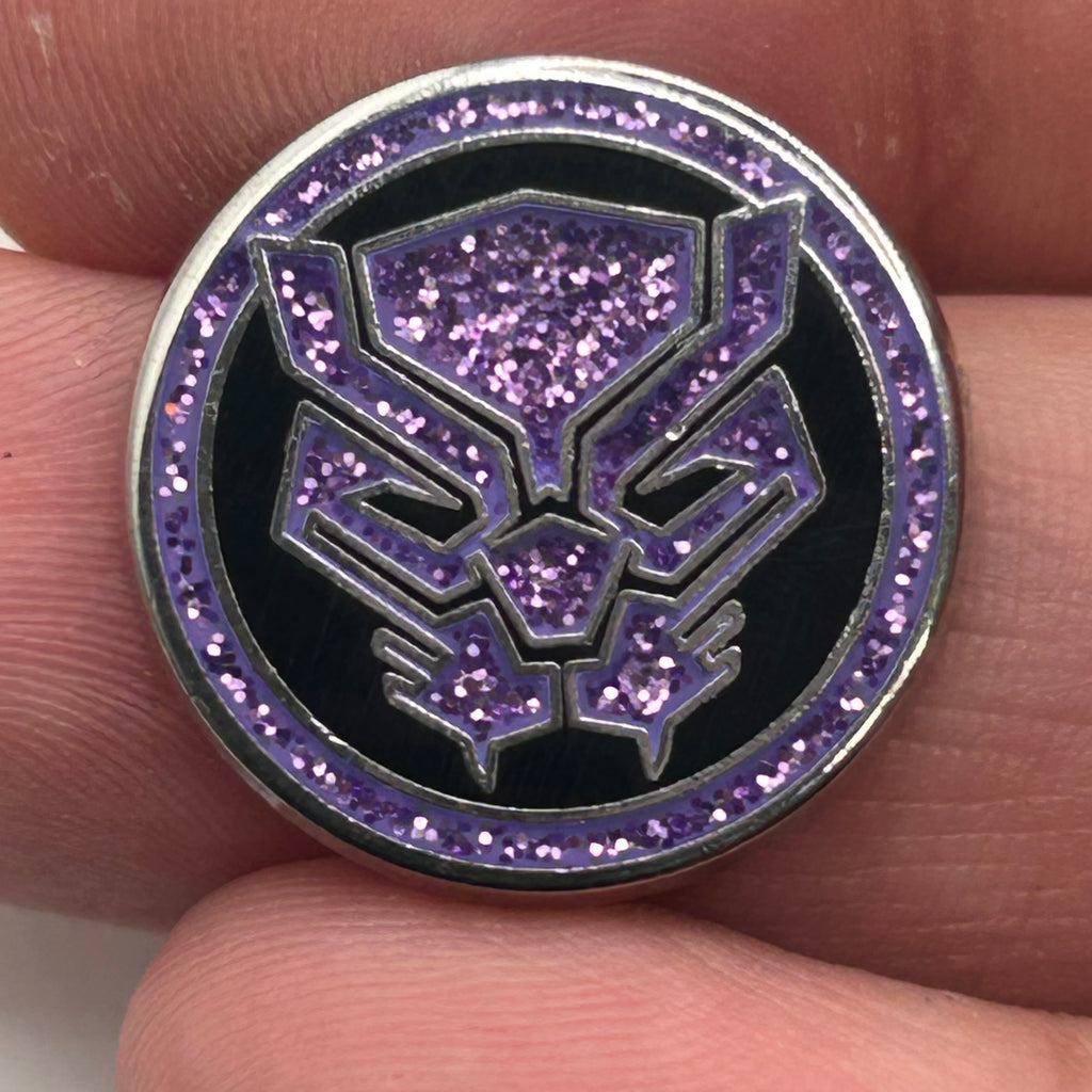 LR - Black Panther - Glitter - Marvel - Disney Pin