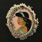 2024 - Jasmine - Aladdin - Side Profile - Silver Portrait - Princess Series - Disney Pin