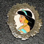 2024 - Jasmine - Aladdin - Side Profile - Silver Portrait - Princess Series - Disney Pin