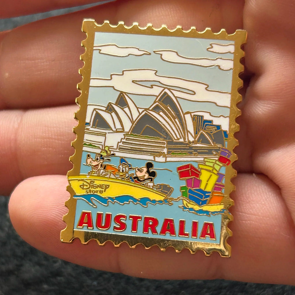 Mickey, Donald, and Goofy - In Boat - Australia - Disney Pin