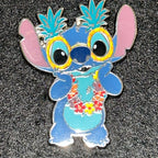 2022 - Stitch wearing Pineapple Glasses and Lei - Disney Pin