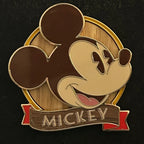 2025 - Mickey Mouse - Wooden Style Series - Disney Pin on Pin