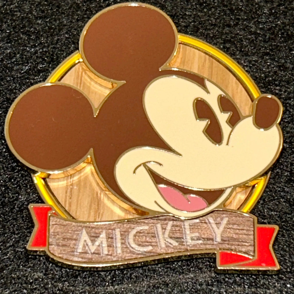 2025 - Mickey Mouse - Wooden Style Series - Disney Pin on Pin