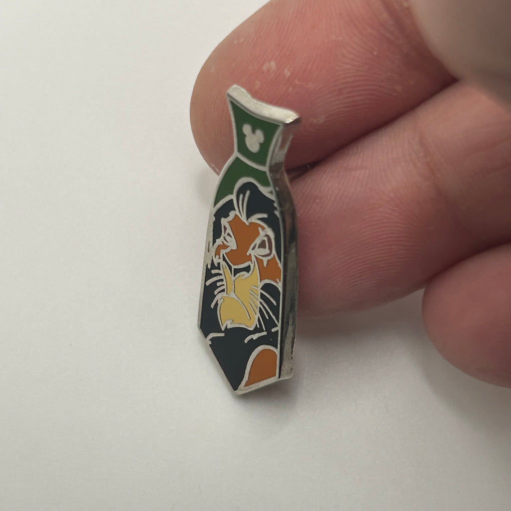 2016 - Scar - Lion King - Neck Tie - Hidden Mickey - Disney Pin