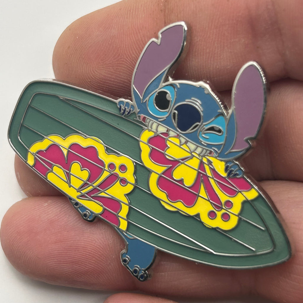 2024 - Stitch - Biting Surfboard - Disney Pin