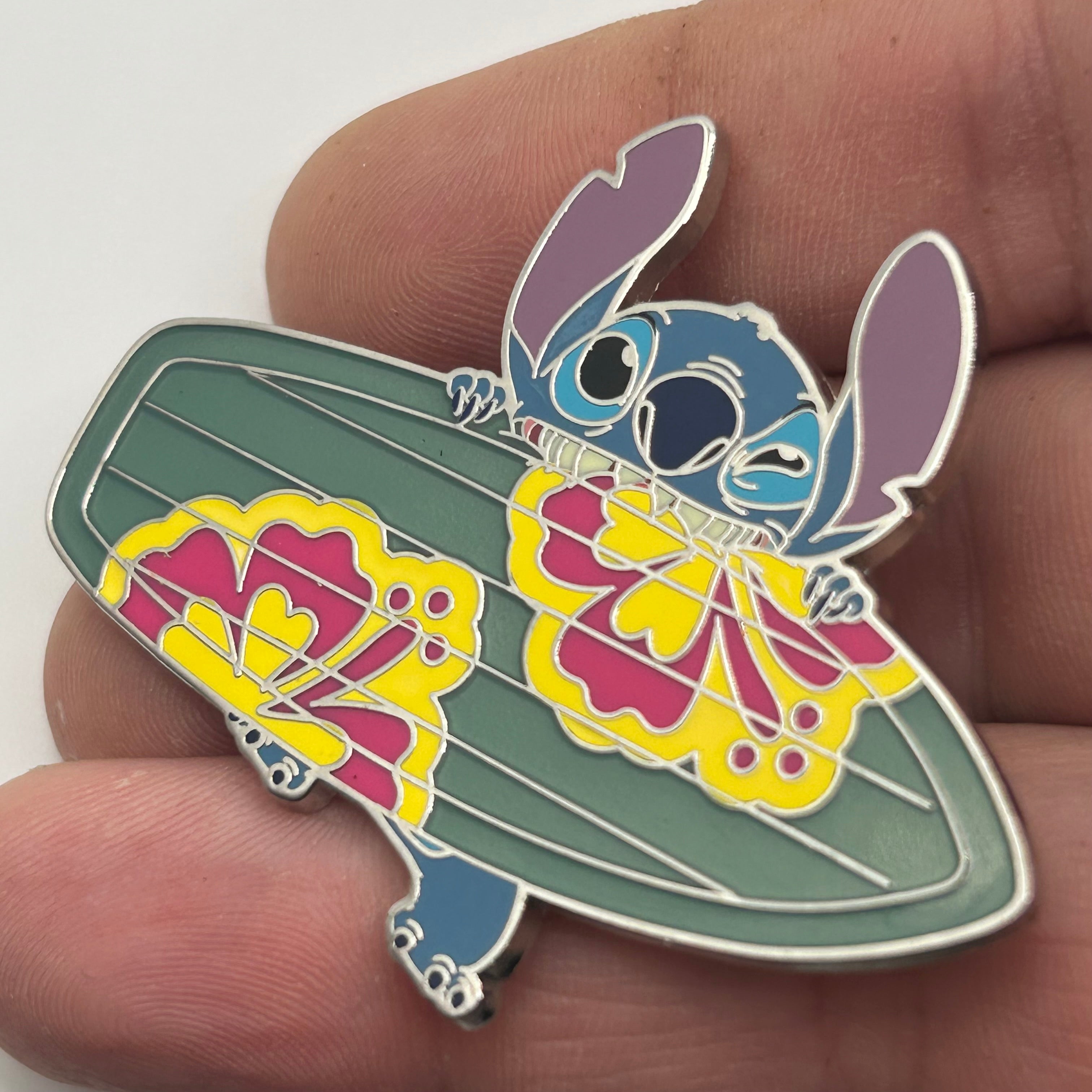 2024 - Stitch - Biting Surfboard - Disney Pin