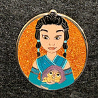 2022 - Raya and Tuk Tuk - Raya the Last Dragon - Glitter Portrait - Disney Pin