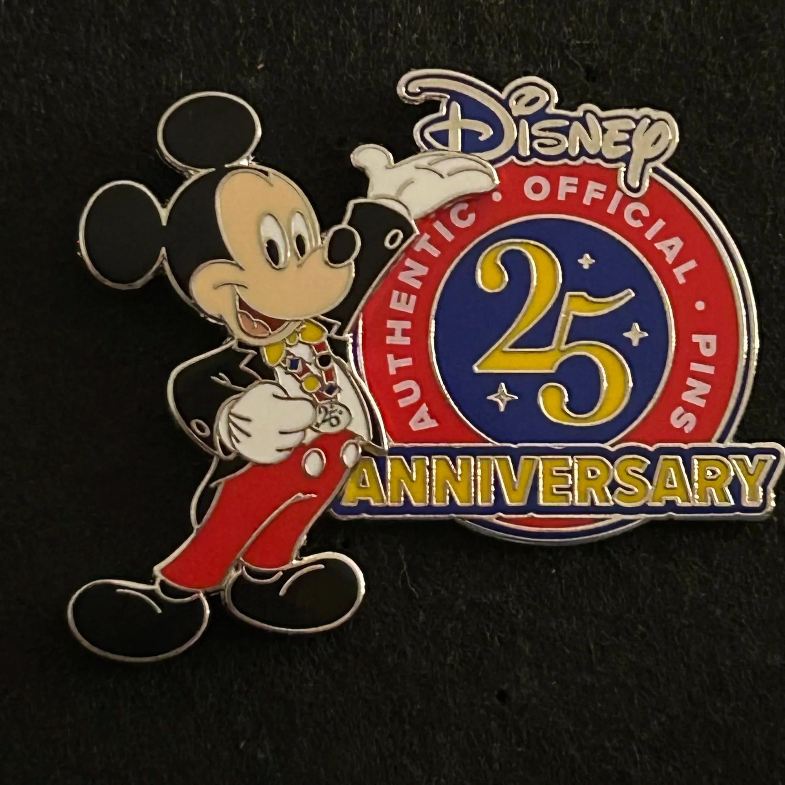 2025 - Mickey Mouse - Pin Trading Logo - 25th Anniversary- Disney Pin