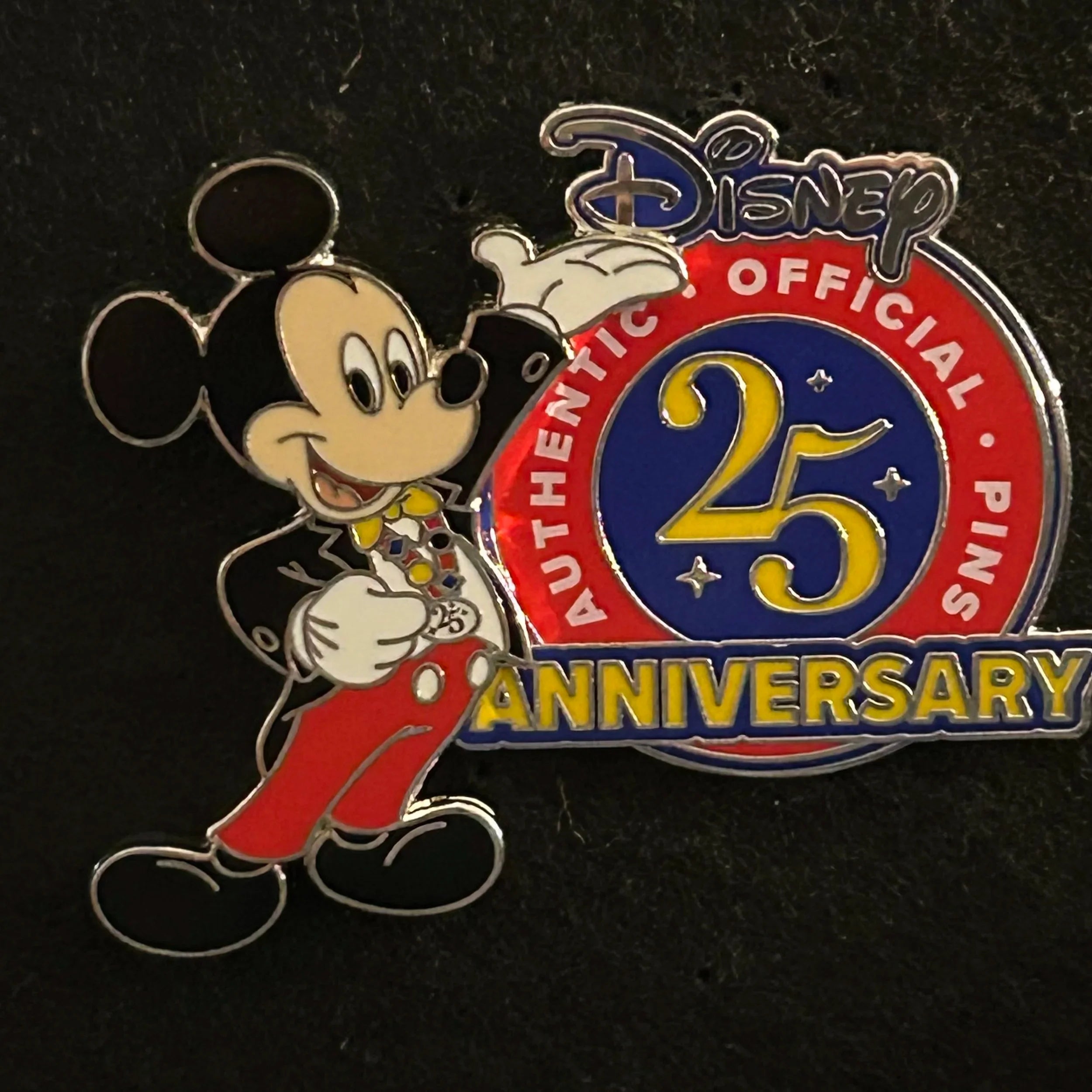 2025 - Mickey Mouse - Pin Trading Logo - 25th Anniversary- Disney Pin
